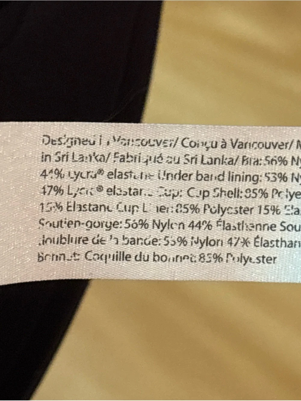 Lululemon Enlite Bra 36DD Zip Front High Support Weave Back Black Padded